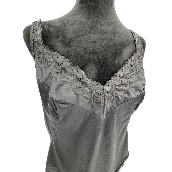 Vanity Fair Babydoll Top Camisole Lace Accents Adjustable Straps Small Vintage - Picture 1 of 6